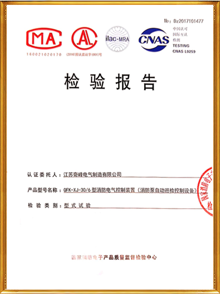 六路消防巡檢檢驗報告