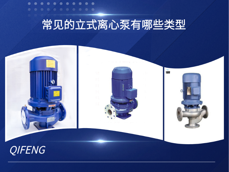 常見的立式離心泵有哪些類型