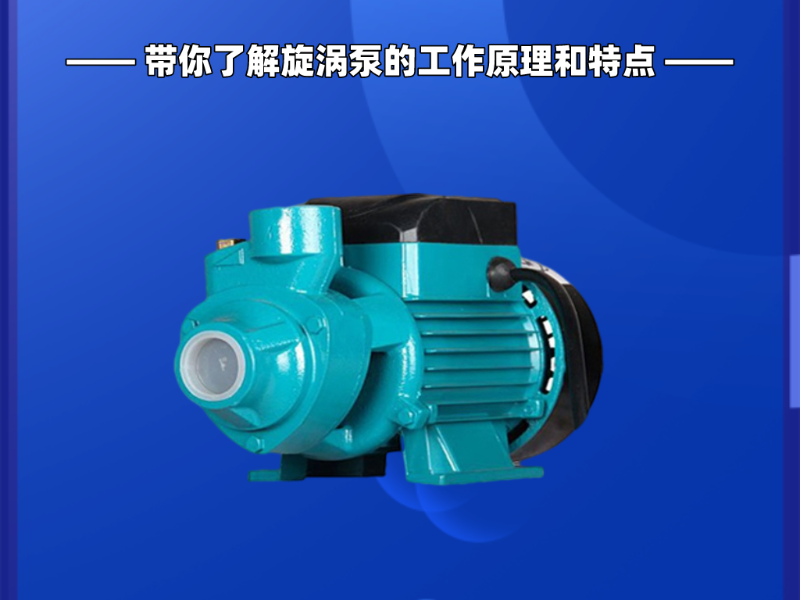 帶你了解旋渦泵的工作原理和特點
