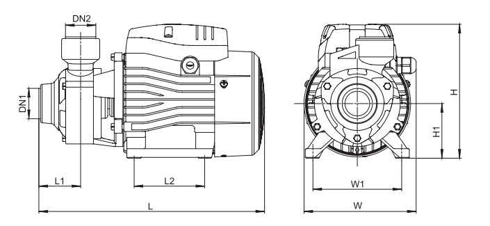 旋渦泵的簡圖 旋渦泵的簡圖