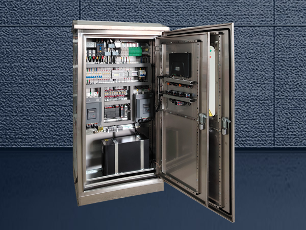 304不銹鋼P(yáng)LC軟啟動(dòng)控制柜3