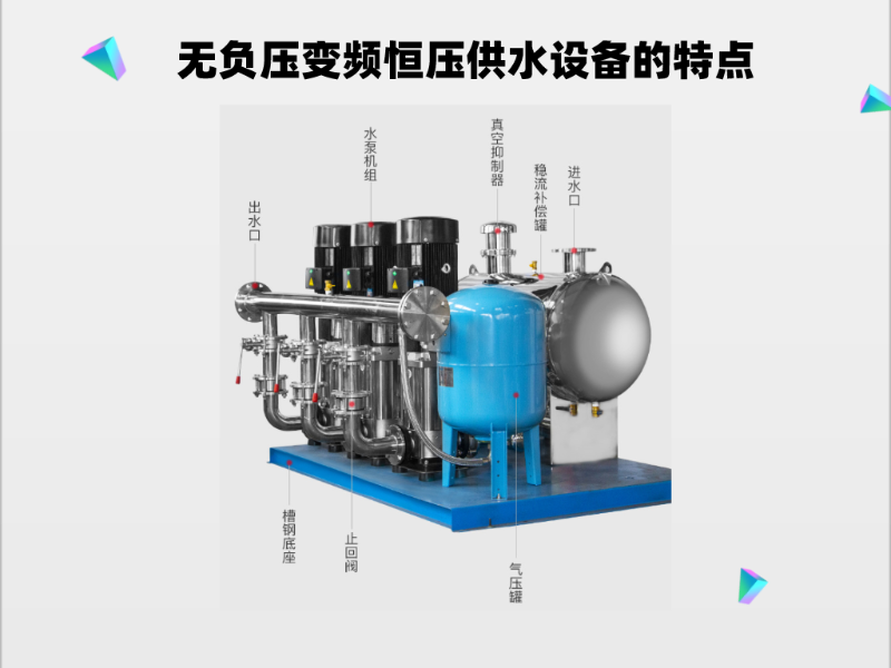 無負壓變頻恒壓供水設備的特點