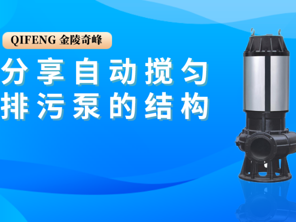 分享自動攪勻排污泵的結構