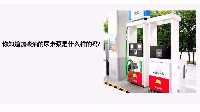 你知道加柴油的尿素泵是什么樣的嗎？